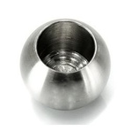  ø 55mm Ball End Cap for Ø 42.4 mm  Pipe /Satin, Polish