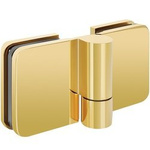 180/135 Glass Shower Lifting Hinge  (hidden screws)/Brass Polish