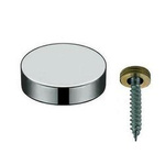 Mirror Fixings Screw Decorative Cap/ 15,18,22 mm / Polish, satin chrome 