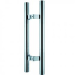 Glass Door Handle,/Satin, L=600 mm