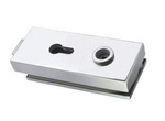  Glass Door Single-Action Lock  prepared for Standard Cylinder and Handle