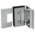 90° Shower Hinge (hidden screws) / Polish