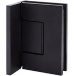  Black Glass Shower Hinge  with Masking Cap