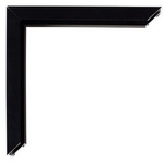 Black Anodized Mirror Frame  Profile , L=3 m 