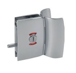Bathroom Glass Door Lock with Blockade Function 