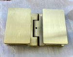 Glass-Glass Screen Hinge  / Gold Brushed Finishing