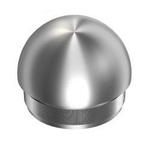 Ball End Cap for Ø 42.4x2 mm  Pipe /Satin, Polish