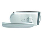 Bathroom Glass Door Lock with Handle and Blockade Function