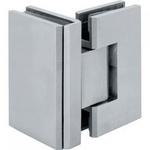 Shower Hinge (glass-glass) with hidden screws / Polish