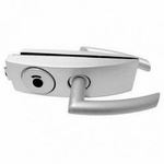 Bathroom Glass Door Lock with Handle and Blockade Function