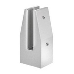 Glass Balustrade Minipost, H=141 mm, anodized aluminium