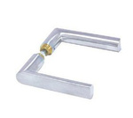 Glass Door Lock Handle/ Satin, Polish, Black