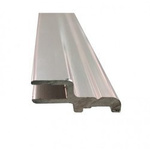 H Type Wall Channel for Shower Glass Door Magnetic Seal / Chrome Polish