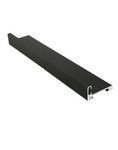 L type Profile Set for Glass Door Frame, H=2510 mm / Black