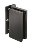 Glass Door Black Wall Mount  Hinge 