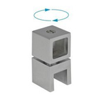  15x15 Sqare Movable Support (Glass-to-Bar) / Satin, Polish