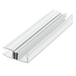 Shower  Glass Fixed Panel Magnetic Seal  Set (Glass-to-Glass 90°) - 8 mm