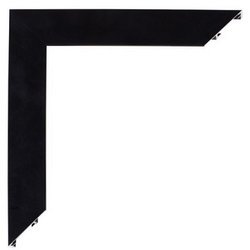 Black Anodized Mirror Frame  Profile , L=3 m 