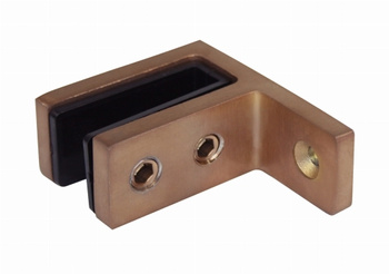 Wall-toGlass 12-15 mm Glass Connector/ Copper