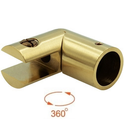 End Ø 19 mm Shower Support  / Brushed Gold