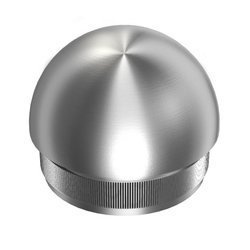 Ball End Cap for Ø 33.7x2 mm  Pipe /Satin