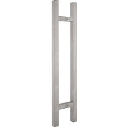 Glass Door Handle,/Satin, L=450, 600, 1000 mm