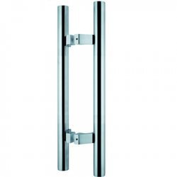 Glass Door Handle,/Satin, L=600 mm