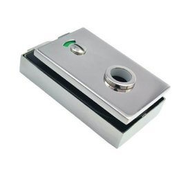 Bathroom Glass Door Lock with  Blockade Function (without Handle)