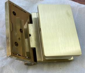 Wall-Glass Screen Hinge  / Gold Brushed  Finishing