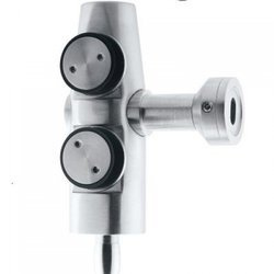 Overpanel-Wall Glass Connector , SATIN