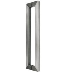 Glass Door Handle / Satin, L=1200 mm