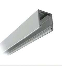 Fixed Panel 38x34 Profile with Seals for 10-10,76 mm Glass - Top Mounting