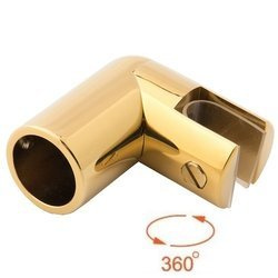 End Ø 19 mm Shower Support  / Brass Polish