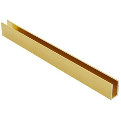 Brushed Gold  U Channel for Glass Shower / L=300 cm