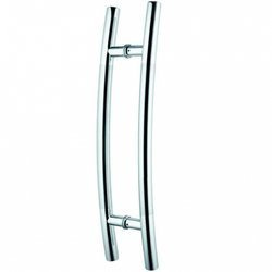 Glass Door Handle,/Satin, L=800 mm