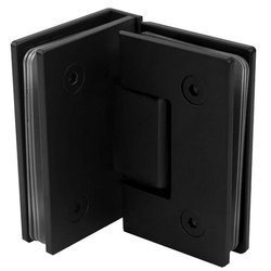 Loft Shower Door Hinge (90°glass-glass)  / Black anodized