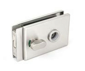 Bathroom Glass Door Magnetic  Lock with  Blockade Function (without Handle)
