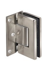 Frameless Door  Spring 90° Hinge with self-closing function / Satin