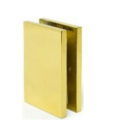 72mm Glass Shower Wall Bracket (Wall-to-Glass)/Brass Polish