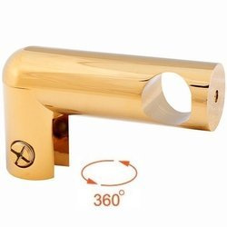 Side Ø 19 mm Shower Support / Brass Polish