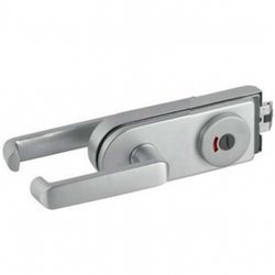 Bathroom Glass  Door Lock with Handle and Blockade function