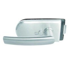 Bathroom Glass Door Lock with Handle and Blockade Function