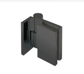 Lifting Black Hinge (Wall to Gass 90°) for loft