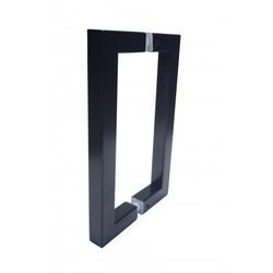 Black  20 cm Loft Handle for Glass Door