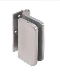 Glass Door Hinge / Satin, Silver
