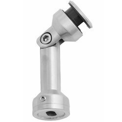 Glass Panel-Wall Connector with angle regulation,  L=72 mm