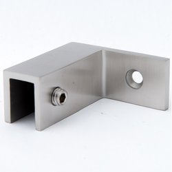 Shower Clamp (Wall-Glass) / Right/  Polish, Satin