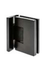 Glass Shower Black Hinge  with Masking Cap / Wall-Glass