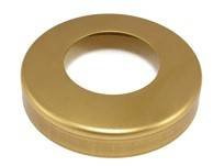 Balustrade Masking Rosette/Hole Ø 30,40,50 mm/ Brass Polish, Matte