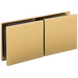 W2G Brass Polish Glass Shower Bracket